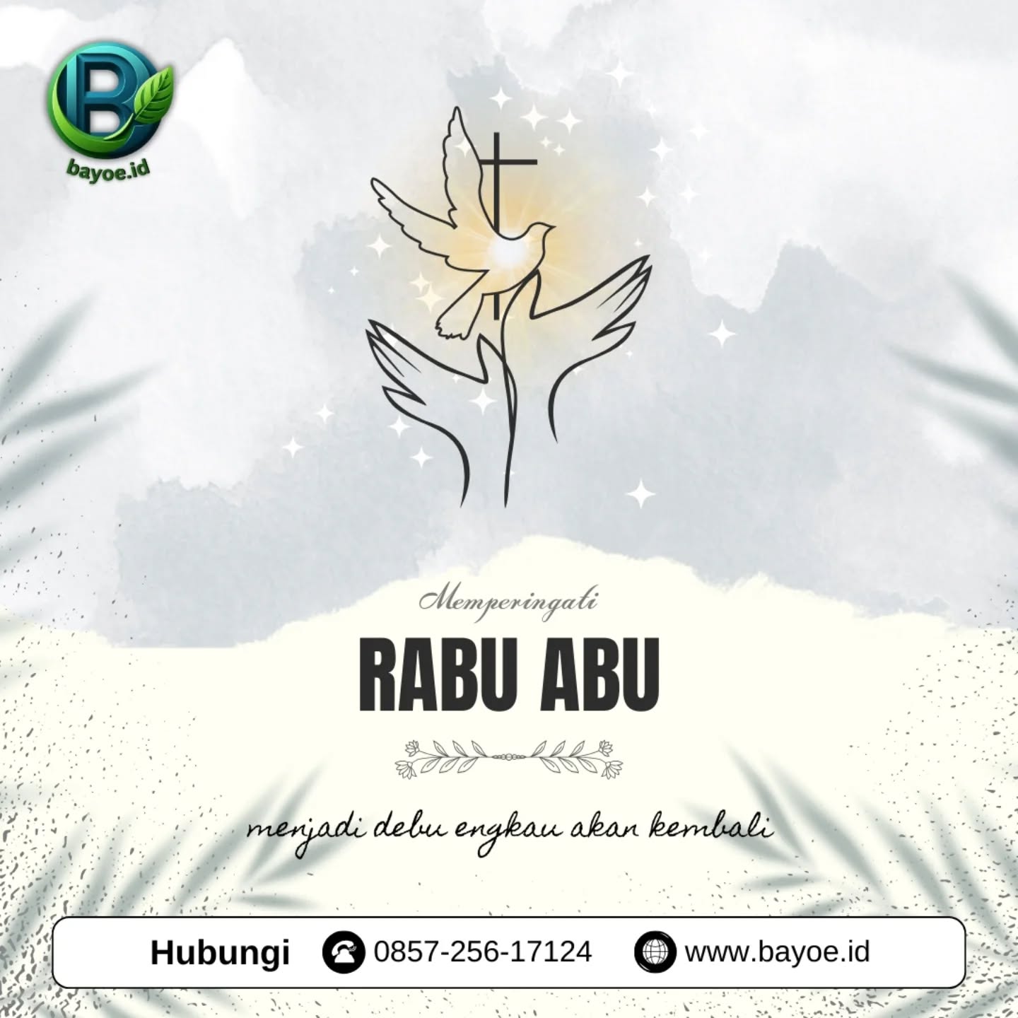 Selamat Rabu Abu! Hari ini kita diingatkan akan asal-usul kita dan pentingnya refleksi dalam hidup.

Rabu Abu adalah pengingat bahwa kita semua berasal dari debu dan akan kembali ke sana. Dalam perjalanan ini, mari kita berkomitmen untuk menciptakan aplikasi yang bermanfaat dan berdampak positif bagi masyarakat.

 'Menjadi debu engkau akan kembali' mengingatkan kita untuk selalu rendah hati dan berusaha memberikan yang terbaik dalam setiap aplikasi yang kita buat. 

#RabuAbu
#MenjadiDebuEngkauAkanKembali
#Prapaskah
#Refleksi
#Jokiprogram
#Inovasi
#AplikasiWeb
#Kebaikan
#Pertobatan
#Spiritualitas #SpiritualJourney #KehidupanBermakna #Transformasi #Kreativitas #AplikasiBerkualitas #KaryaDigital #InspirasiHidup #BerkahPrapaskah #KebaikanBersama #JasaDigital #KomitmenKebaikan #jokiprogram #jokiprogramsolo #webdesign #webdevelopment #userinterface #desainaplikasi #webdeveloper#minimalis